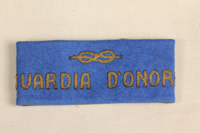 Fascia di identificazione del gruppo di appartenenza "guardia d'onore"